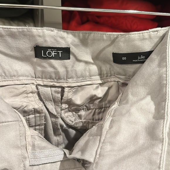 Loft Julie khaki Bermuda shorts size 00 - Picture 2 of 3